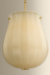 Hudson Valley - 3113-AGB - One Light Pendant - Nevins - Aged Brass