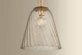 Hudson Valley - 2413-AGB - One Light Pendant - Bleecker - Aged Brass