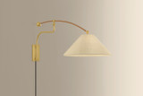 Hudson Valley - 2351-AGB - One Light Wall Sconce - Sylva - Aged Brass