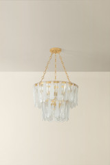 Hudson Valley - 1705-VGL - Five Light Chandelier - Tappan - Vintage Gold Leaf