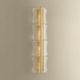 Hudson Valley - 1374-AGB - Four Light Wall Sconce - Fosterdale - Aged Brass