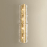 Hudson Valley - 1374-AGB - Four Light Wall Sconce - Fosterdale - Aged Brass