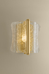 Hudson Valley - 1371-AGB - One Light Wall Sconce - Fosterdale - Aged Brass
