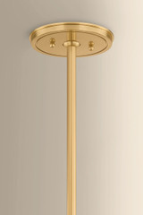 Hudson Valley - 1145-AGB - Five Light Chandelier - Sunside - Aged Brass