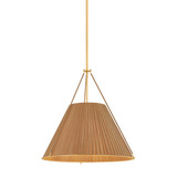 Hudson Valley - 1144-AGB - Four Light Pendant - Sunside - Aged Brass