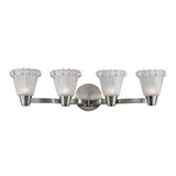 Hudson Valley - 3444-SN - Four Light Bath Bracket - Varick - Satin Nickel