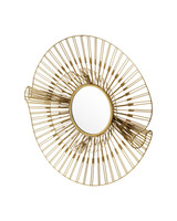 Currey and Company - 1000-0182 - Mirror - Ruche - Gold