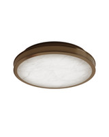 Currey and Company - 9999-0089 - LED Flush Mount - Aydan - Natural / Brushed Brass