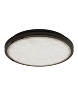 Currey and Company - 9999-0088 - LED Flush Mount - Aydan - Natural / Oil Rubbed Bronze