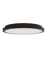 Currey and Company - 9999-0088 - LED Flush Mount - Aydan - Natural / Oil Rubbed Bronze