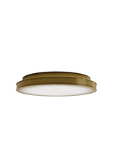 Currey and Company - 9999-0083 - LED Flush Mount - Aydan - Natural/Polished Antique Brass