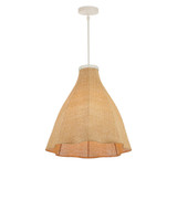 Currey and Company - 9500-0031 - One Light Outdoor Pendant - Cabo - Natural / Cream / White