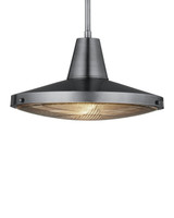Currey and Company - 9500-0027 - One Light Pendant - Mariner - Antique Silver/Clear