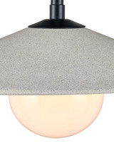 Currey and Company - 9500-0022 - Two Light Pendant - Bothy - Natural/Black/Frosted White
