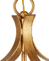 Currey and Company - 9000-1487 - Four Light Lantern - Coronet - Antique Gold Leaf