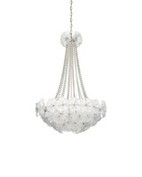 Currey and Company - 9000-1469 - Six Light Chandelier - Mallow - Clear / Champagne