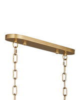 Currey and Company - 9000-1454 - Eight Light Chandelier - Electra - Clear / Antique Brass