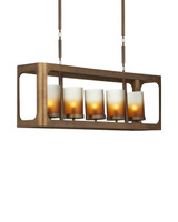 Currey and Company - 9000-1451 - Five Light Chandelier - Tenebroso - Smoke Gold / Gold Luster