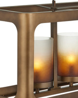 Currey and Company - 9000-1451 - Five Light Chandelier - Tenebroso - Smoke Gold / Gold Luster