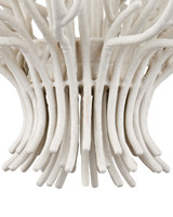 Currey and Company - 9000-1443 - Nine Light Chandelier - Seaward - White Coral