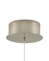 Currey and Company - 9000-1403 - One Light Pendant - Polpo - White/Silver