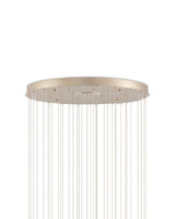 Currey and Company - 9000-1401 - 36 Light Pendant - Polpo - Green/Silver