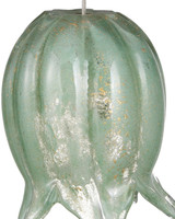 Currey and Company - 9000-1400 - 30 Light Pendant - Polpo - Green/Silver
