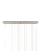 Currey and Company - 9000-1400 - 30 Light Pendant - Polpo - Green/Silver