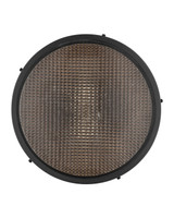 Currey and Company - 9000-1367 - One Light Pendant - Seafarer - Matte Black/Clear