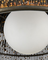 Currey and Company - 9000-1353 - One Light Pendant - Eduardo - Natural Iron/Brass