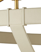 Currey and Company - 9000-1352 - Eight Light Chandelier - Barrington - Cream/Brushed Brass