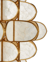 Currey and Company - 9000-1339 - Nine Light Chandelier - Galatea - Natural/Brass