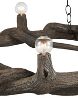 Currey and Company - 9000-1336 - Eight Light Chandelier - Dunmore - Charbon de Bois