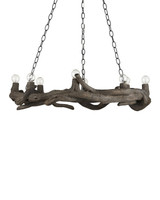 Currey and Company - 9000-1336 - Eight Light Chandelier - Dunmore - Charbon de Bois