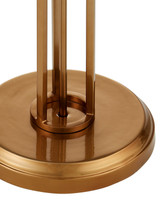 Currey and Company - 8000-0182 - One Light Floor Lamp - Metropolis - Metallic Champagne/Frosted