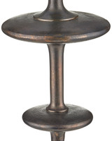 Currey and Company - 8000-0178 - One Light Floor Lamp - Aqueous - Dark Bronze