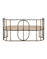 Currey and Company - 7000-1292 - Bench - Euclid - Antique Bronze