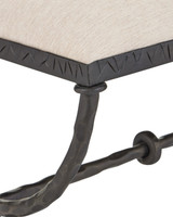 Currey and Company - 7000-1262 - Bench - Agora - Bronze
