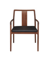 Currey and Company - 7000-1242 - Chair - Ming Wedding - Natural / Black