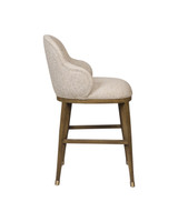 Currey and Company - 7000-1132 - Counter Stool - Vario - Chanterelle / Satin Brass