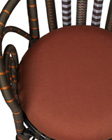 Currey and Company - 7000-1062 - Armchair - Benin Throne - Brown/Orange