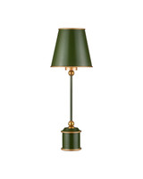 Currey and Company - 6700-0037 - One Light Table Lamp - Daphne - Green / Gold