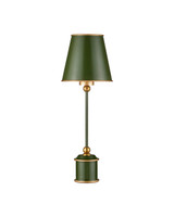 Currey and Company - 6700-0037 - One Light Table Lamp - Daphne - Green / Gold