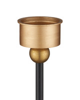 Currey and Company - 6700-0036 - One Light Table Lamp - Daphne - Black / Gold