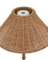 Currey and Company - 6700-0033 - One Light Table Lamp - Skitter - Natural / Antique Brass