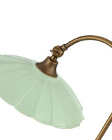 Currey and Company - 6700-0030 - LED Table Lamp - Springe - Green / Antique Brass