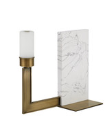 Currey and Company - 6700-0028 - One Light Table Lamp - Pilote - Natural / Polished Antique Brass