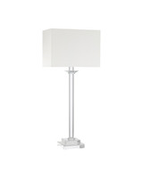 Currey and Company - 6700-0025 - One Light Table Lamp - Odyssey - Clear