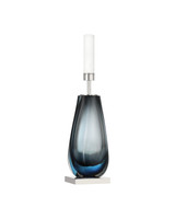 Currey and Company - 6700-0024 - One Light Table Lamp - Danza - Blue / Clear / Polished Nickel