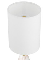 Currey and Company - 6700-0021 - LED Table Lamp - Marche - White/Brass